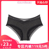 6IXTY8IGHT 68官方莫代尔性感蕾丝少女棉质裆内裤夏女薄款PT02452