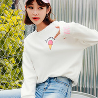 韩都衣舍2020春装新款女装韩版宽松清新印花长袖卫衣女NW11039棽