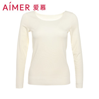 Aimer 爱慕 长袖上衣保暖内衣薄打底秋衣AM722171