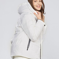 雪中飞 SNOWFLYING羽绒服女短款2020秋冬新品连帽运动休闲时尚冬款保暖外套潮