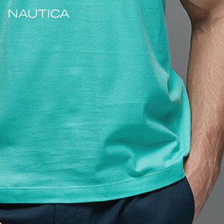 NAUTICA/诺帝卡男装夏季男士纯色棉质休闲短袖T恤POLO衫男KC9120