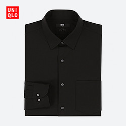 优衣库 男装 精纺弹力修身府绸衬衫 419002 UNIQLO