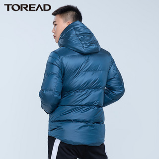 TOREAD 探路者 男士白鸭绒连帽羽绒服TADH91915