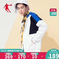 乔丹男装外套2020春季新款男士休闲连帽卫衣夹克学生运动服上衣
