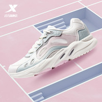 XTEP特步女鞋运动鞋2020夏季新款网面透气鞋子厚底老爹鞋女百搭休闲鞋