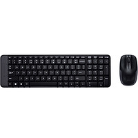 logitech 罗技 MK220 无线键鼠套装 黑色+短款鼠标垫