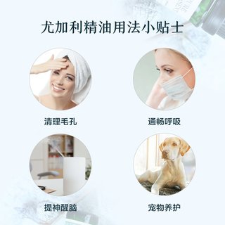阿芙 AFU尤加利精油10ml 桉树香薰疏通毛孔面部脸部官方旗舰店正品