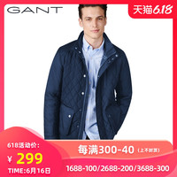 GANT/甘特男士外套秋冬时尚休闲厚隐藏帽短款棉服7002502