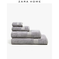 Zara Home 灰色欧式棉质洗脸巾家用成人柔软吸水毛巾 48440013802