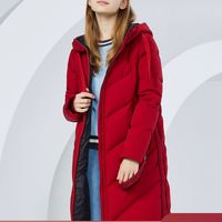 波司登新款羽绒服女中长款修身显瘦女士时尚冬装外套B80141042