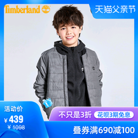 Timberland添柏岚抓绒保暖棉服款大童印花儿童夹克A1C8D
