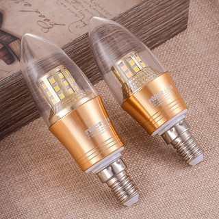 雷士 NVC   Lighting照明led灯泡e27e14螺口灯泡家用超亮节能三色变光蜡烛泡尖泡