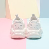 361°361女鞋运动鞋2020夏季新款老爹鞋透气网面白色鞋子学生休闲鞋女