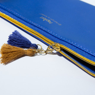 kinbor笔袋简约流苏文具袋大容量笔袋小清新时尚创意文具女生手包