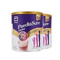 PediaSure 小安素系列 儿童特殊配方奶粉 英版 400g*2罐 草莓味