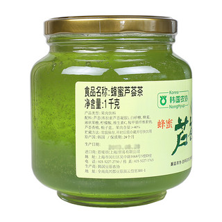 KOREA NONGHYUP 韩国农协 原装进口蜂蜜芦荟茶1KG 清新多维C饮品 水果茶冷热冲泡茶