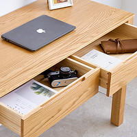 原始原素 实木书桌1.2米学习桌现代简约1.0米电脑桌办公桌子 A4161