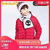 Timberland添柏岚保暖棉服大童纯色连帽棉男童外套|A1C88