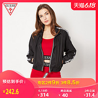 GUESS女士拉链字母LOGO夹克-Q91N09R02F3