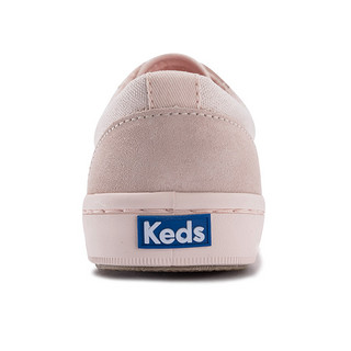 Keds旗舰店小粉鞋奶油气质淑女粉色女鞋低帮帆布鞋板鞋WF56774