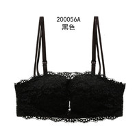 歌瑞尔时尚甜美内衣抹胸式防走光女士无钢圈薄款文胸200056A