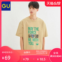 GU极优 男装 宽松T恤(短袖)星球大战系列迪士尼合作款上衣324744