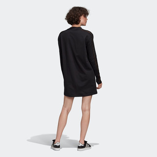 阿迪达斯官网 adidas 三叶草 LACE DRESS 女装运动裙子FM1758