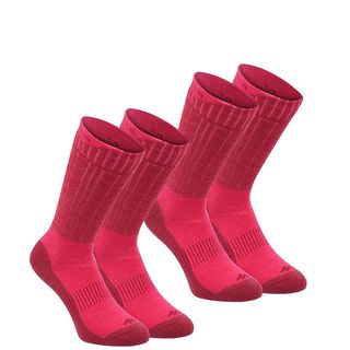 DECATHLON 迪卡侬 户外登山袜中高筒 2双美利奴羊毛冬袜 （2双装）