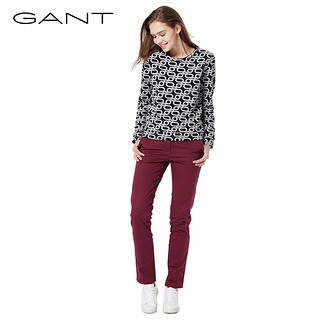 GANT/甘特秋 女士多色铅笔裤时尚休闲裤4150001 38 橘色870