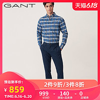 GANT/甘特秋冬男士Tech Prep直筒简约休闲裤1501356 38/32 蓝色