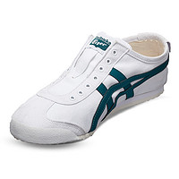 Onitsuka Tiger 鬼塚虎 MEXICO 66 SLIP-ON系列 中性运动板鞋 1183A360-102 白色/绿色 42.5