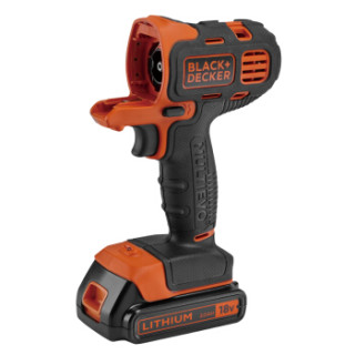 百得(BLACK&DECKER)充电式锂电版18V家用多功能换头电动工具(含电钻/砂光机/曲线锯/充气泵)EVO184K-A9