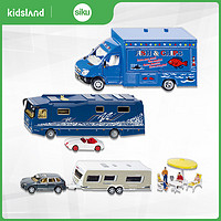 SIKU 仕高 盒装运动休闲车房车儿童合金车模型男孩玩具汽车货车模型