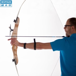 迪卡侬弓箭入门馆用训练木质反曲弓射击射箭运动进阶神弓geologic右手