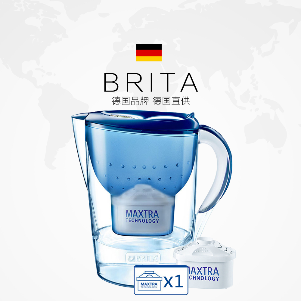 brita碧然德marella金典系列35l滤水壶一壶一芯