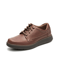 Clarks 其乐 Un Abode Ease 男士休闲皮鞋 261369827 深棕褐色 44