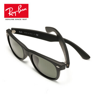 RayBan 雷朋太阳镜墨镜男女款方形复古舒适绿色0RB2132F可定制 622黑色镜框 绿色镜片 尺寸58