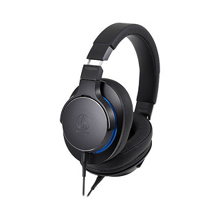 Audio Technica 铁三角 ATH-MSR7b 耳罩式头戴式动圈有线耳机 黑色