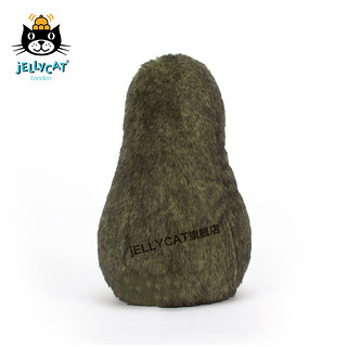 jellycat英国牛油果可爱超萌水果儿童玩具吃货水果系列毛绒玩具 绿色 20cm