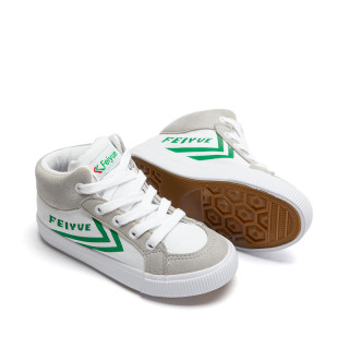 feiyue/飞跃童鞋男 中帮休闲帆布鞋春季新款街拍时尚小白鞋1222 33