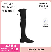 Stuart Weitzman/SW LOWLAND高筒长靴女秋冬鞋子平底软皮过膝靴女 39.5 黑（靴筒偏紧）SW9501041-BLK（19新款）