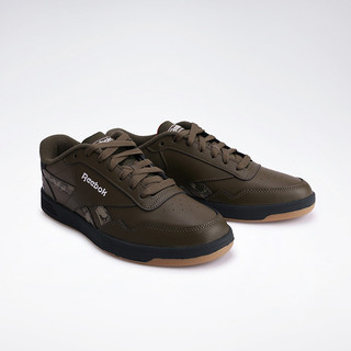 Reebok锐步男女复古休闲鞋TECHQUE T款时尚潮流情侣小白鞋 FU7856 35 FU7854-黑色/军绿