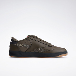 Reebok锐步男女复古休闲鞋TECHQUE T款时尚潮流情侣小白鞋 FU7856 35 FU7854-黑色/军绿