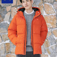 GU极优男装夹层茄克连帽轻便棉服外套男2019年冬季新款317383 160/80A/XS 09 黑色