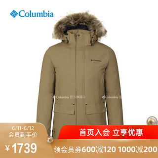 经典款Columbia/哥伦比亚户外男热能防水600蓬鹅绒羽绒服EE1530 M 257