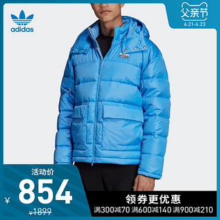 adidas 三叶草 男装冬季羽绒服FL0015 FL0016 L 黑色