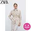 ZARA新款 女装 仿皮外套 04369042710 XS (160/80A) 米色