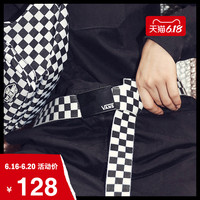 Vans范斯 男子腰带BELT新款（长度147.3cm）官方正品 均码 黑白格纹