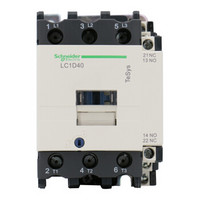 施耐德电气（Schneider Electric）TeSys交流接触器 LC1D40M7C 国产 3P 40A 1NO+1NC 220VAC 1只装E