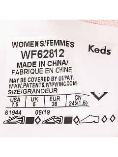 Keds旗舰店复古玛丽珍女鞋小粉鞋小白鞋绸缎帆布鞋低帮鞋WF62812 36 粉色